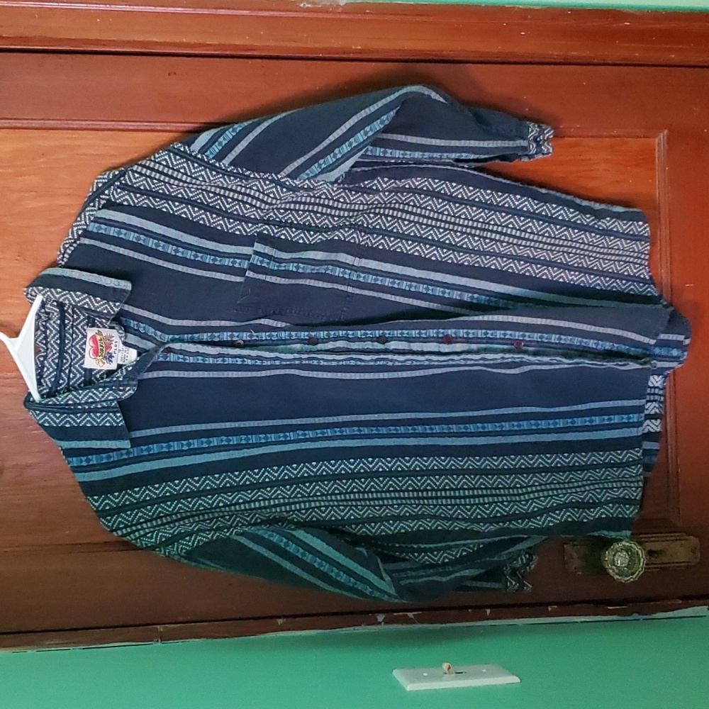 Vintage sorrel plus button up shirt